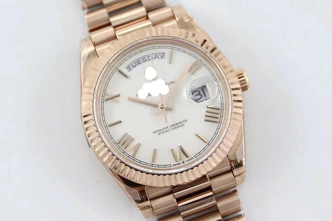 rose gold day date