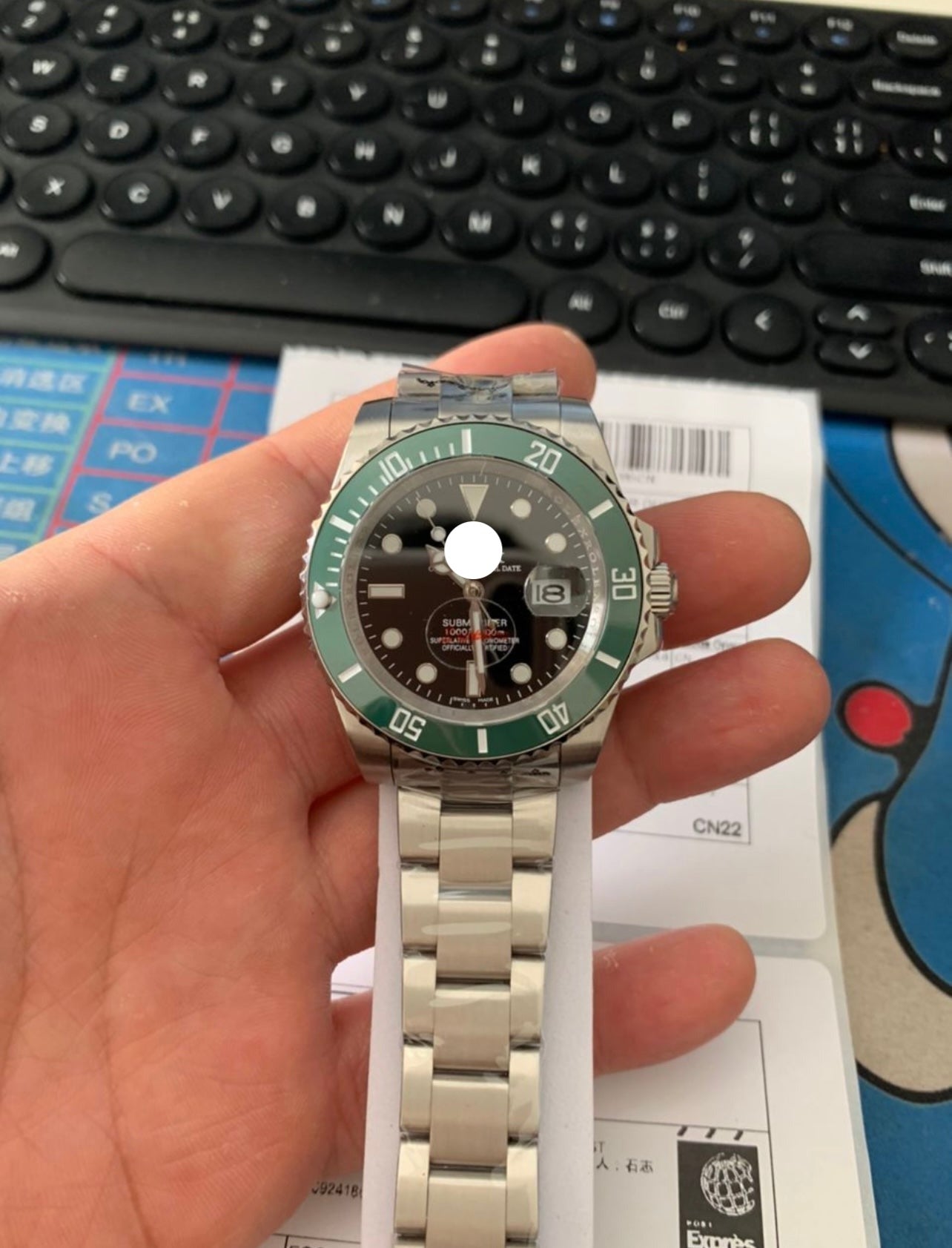 starbucks submariner watch