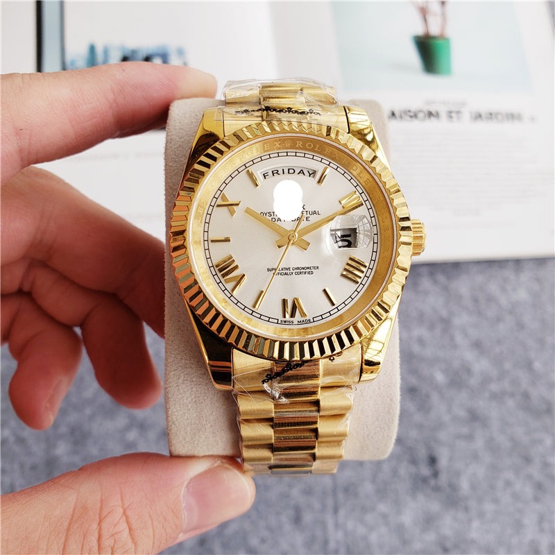 gold day date watch